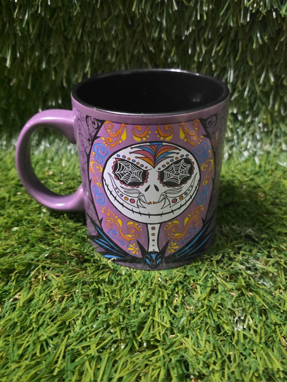 Purple Nightmare Before Christmas Jack Skellington Coffee Mug